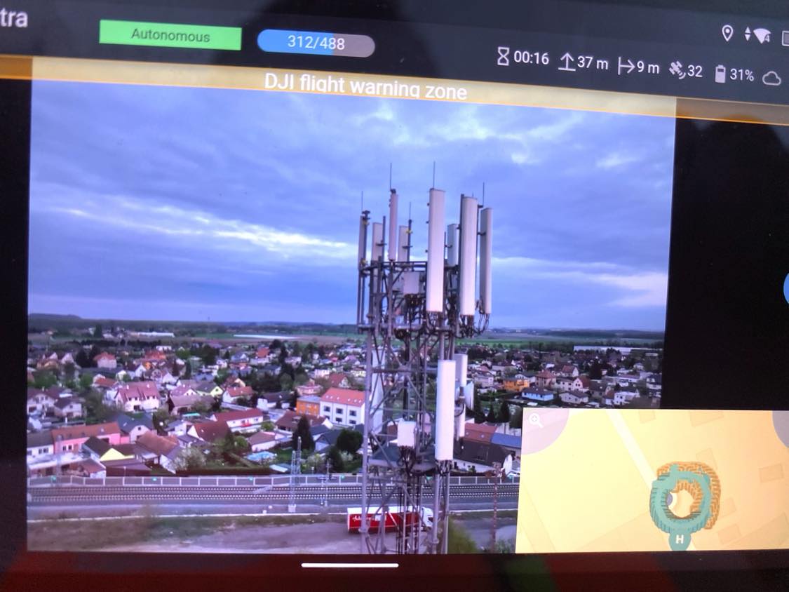 dji mavic 3 enterprise kontrola vysilacu